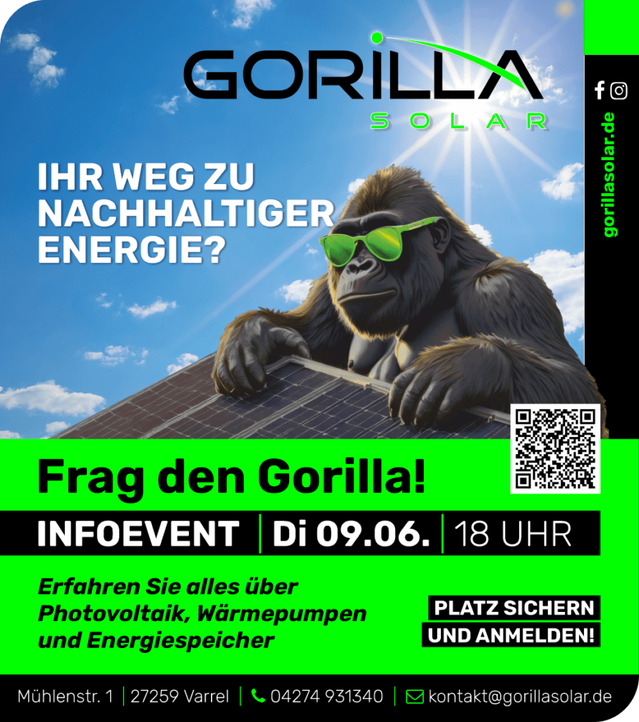 Ankündigung zum Infoevent Frag den Gorilla
